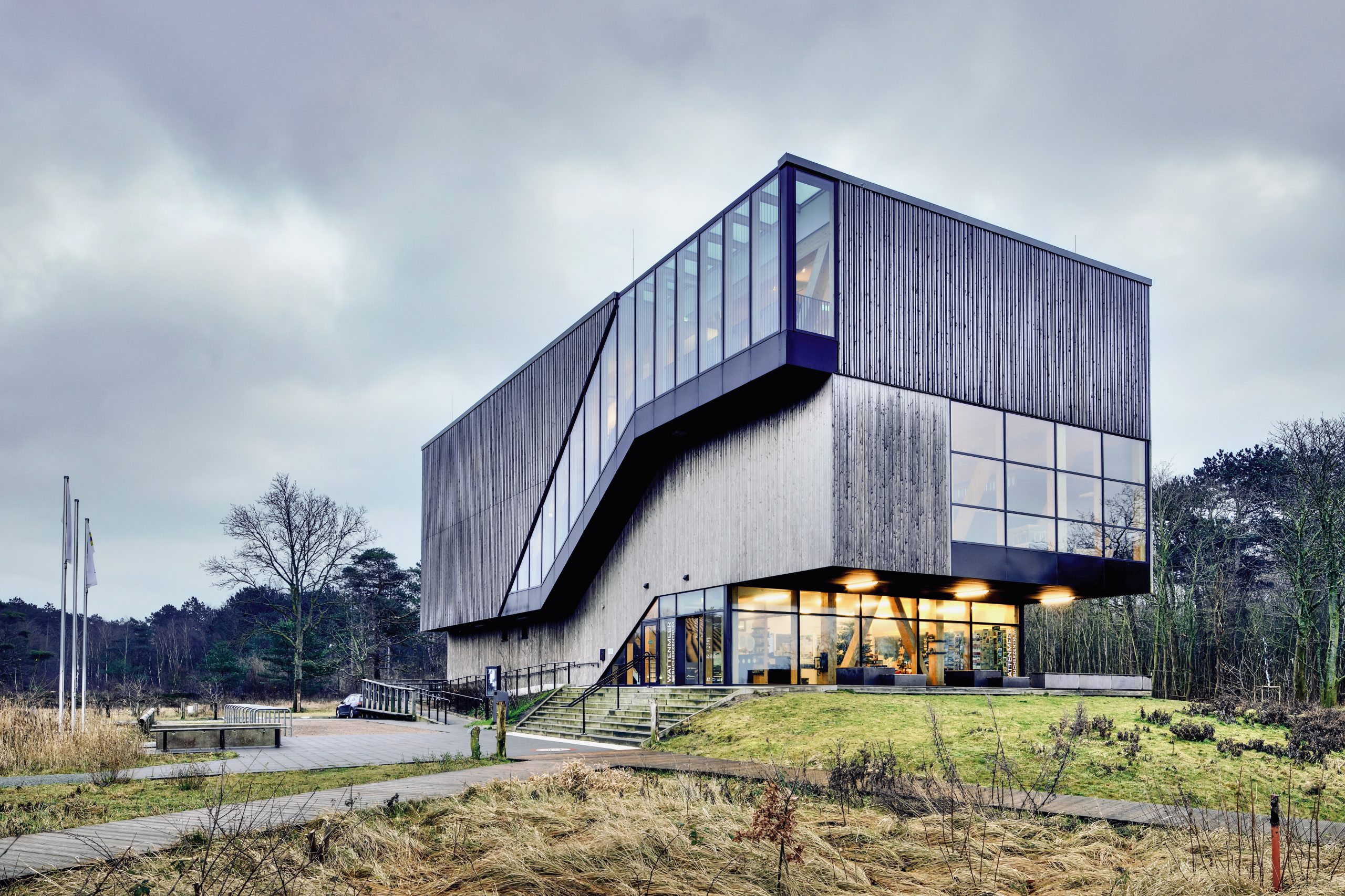 Stilvolle Wattenmeer Besucherzentrum Cuxhaven Ebenbild